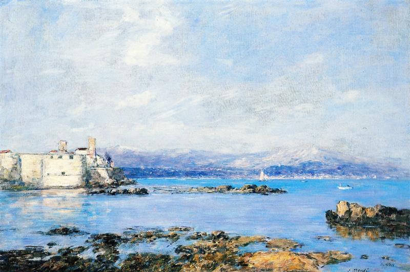 Antibes, the Rocks of the Islet and the Fortifications