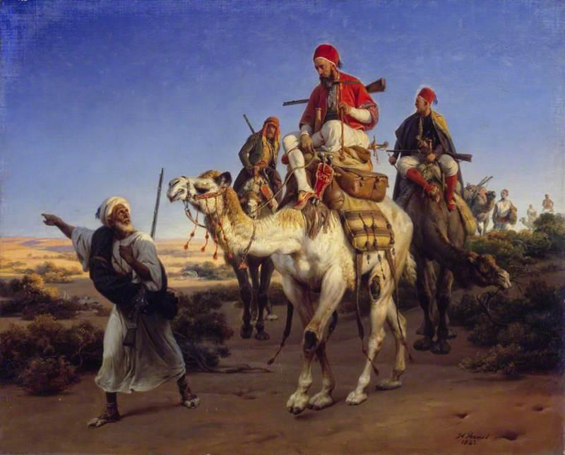Arabs Travelling in the Desert