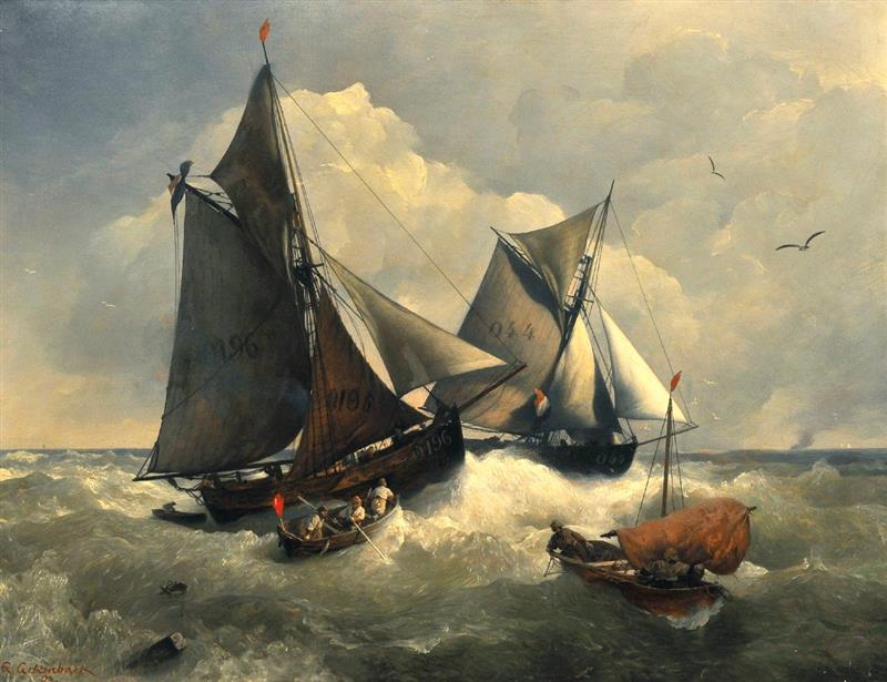 At Sea in Rough Waters
