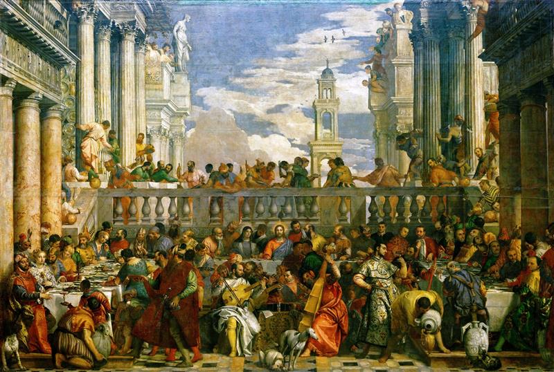 Banquet Scene - The Wedding at Cana