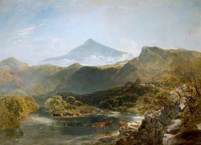 Ben Nevis and Mountain Stream
