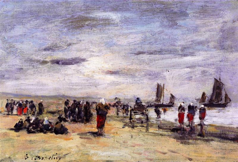 Berck, Fisherwomen on the Beach