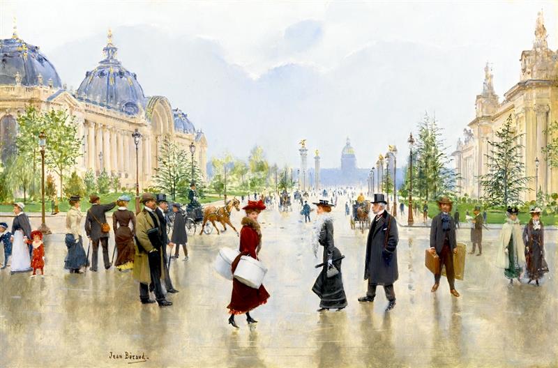 Between the Petit and the Grand Palais, Avenue Alexandre III