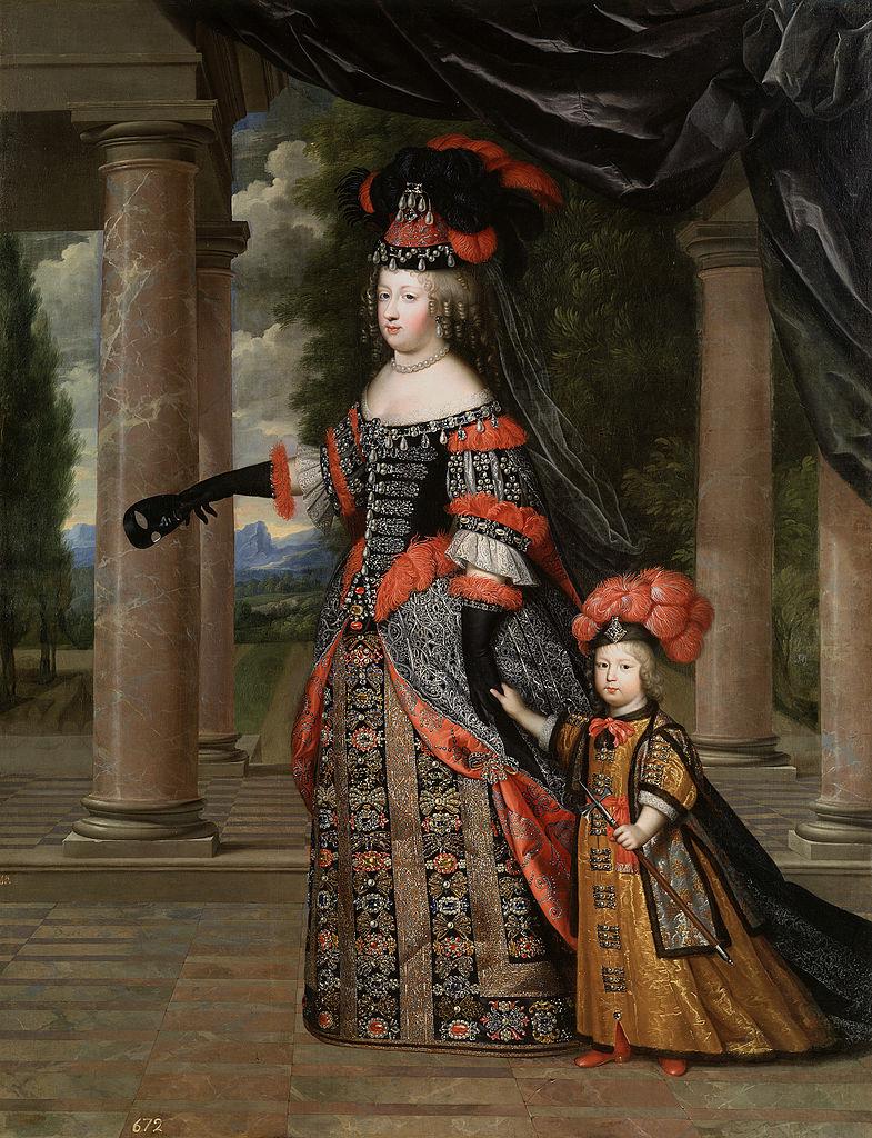 Bildnis der Königin Maria Theresia mit dem Grand Dauphin