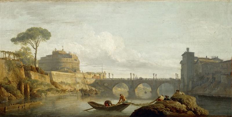 Bridge and Castel Sant' Angelo in Rome