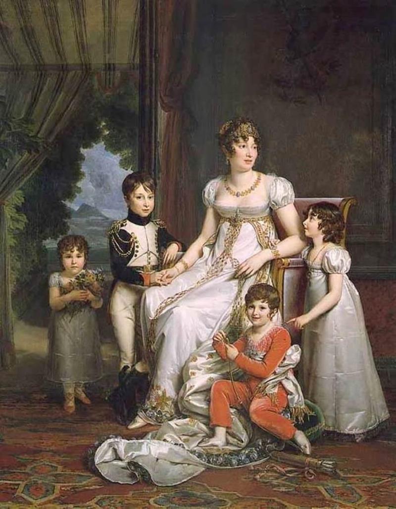 Caroline Bonaparte and her Children