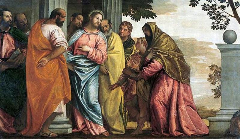 Christ Meeting Sons and Mother of Zebedee