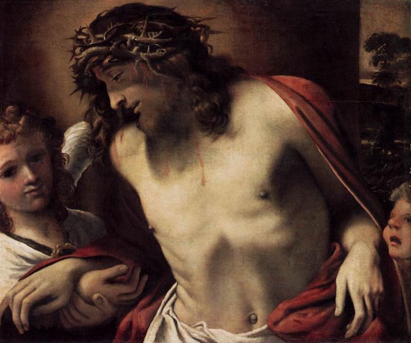 Christ with the Crown of Thorns Supported by Angels