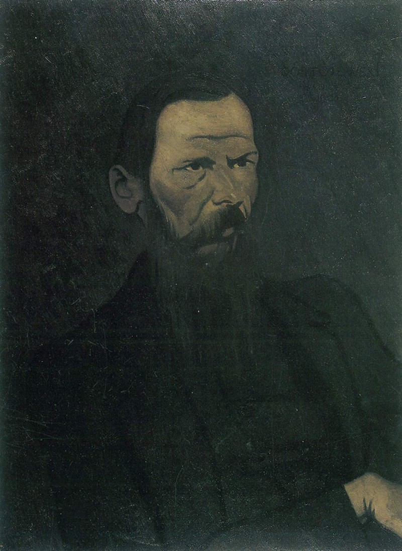 Dekoratives Porträt von Dostojewski