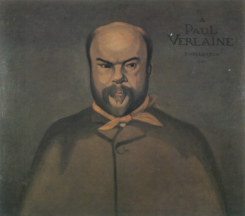 Dekoratives Porträt von Verlaine
