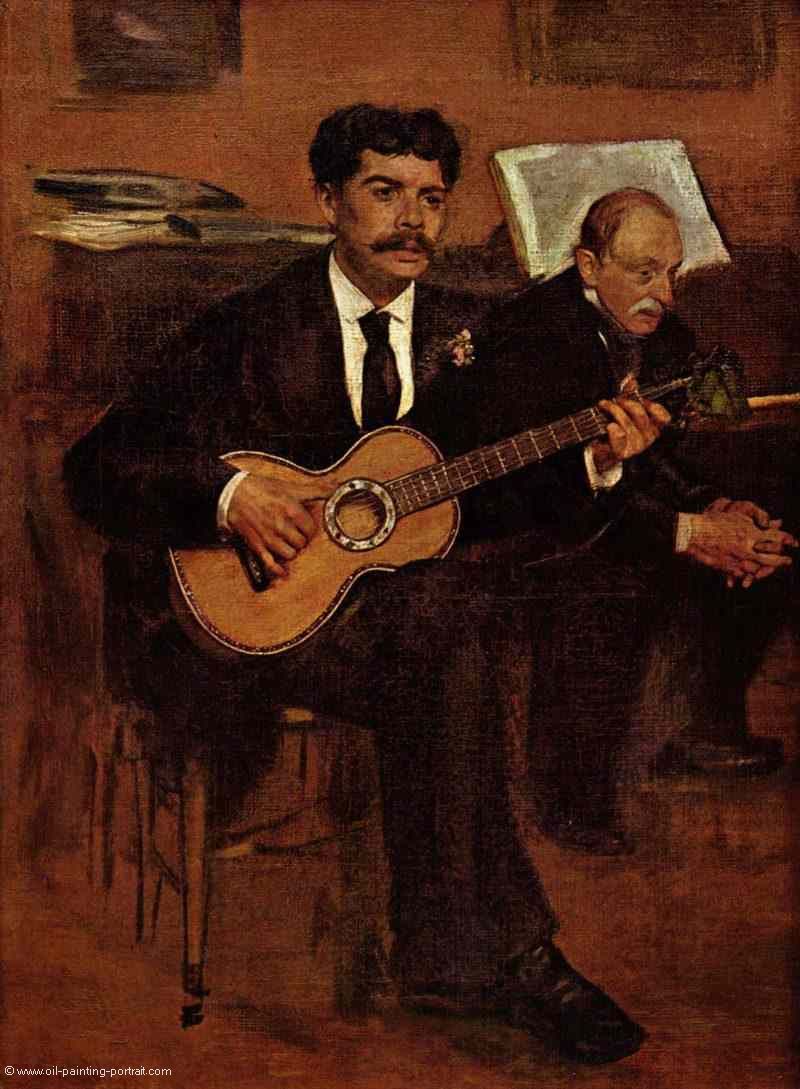 Der Gitarrist Pagans und Monsieur Degas