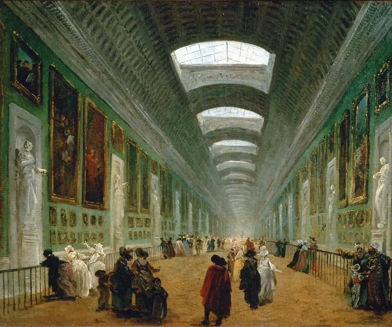 Development of the Grande Gallery of the Louvre