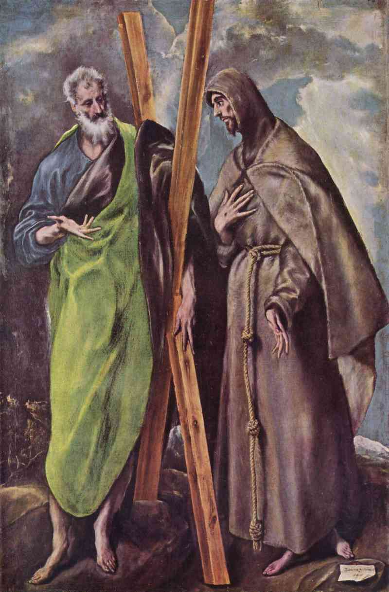 Die Heiligen Andreas und Franziskus