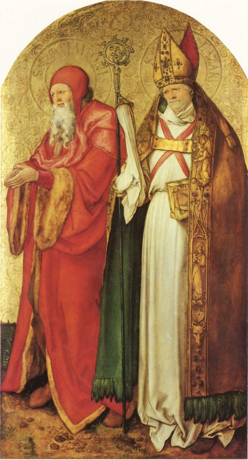 Die Heiligen Simeon und Lazarus