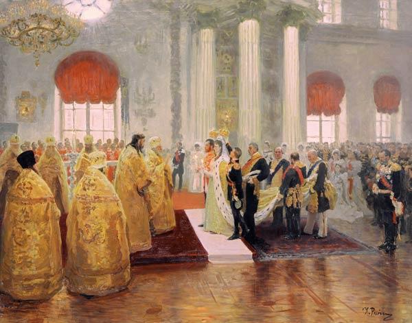 Die Hochzeit Nikolaus II. und der Großherzogin Alexandra Fjodorowna