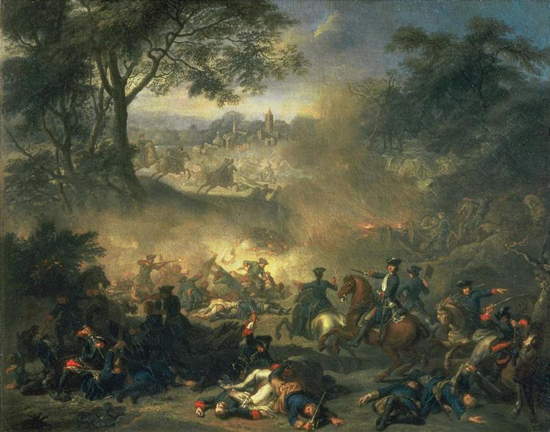 Die Schlacht bei Poltawa