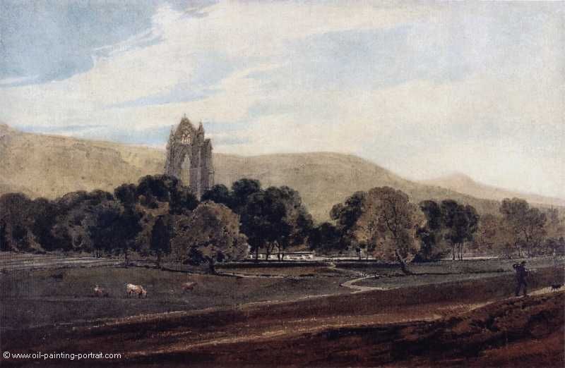 Distant View of Guisborough Priory (Yorkshire)