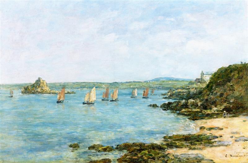 Douarnenez, Fishing Boats on the Bay