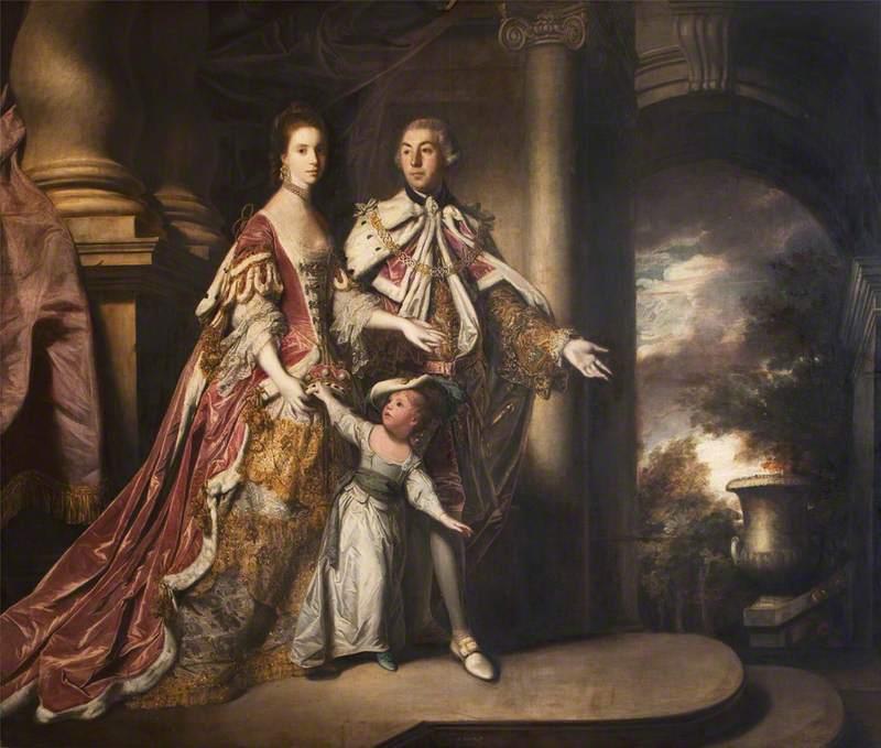 Earl and Countess of Mexborough, with their son Lord Pollington