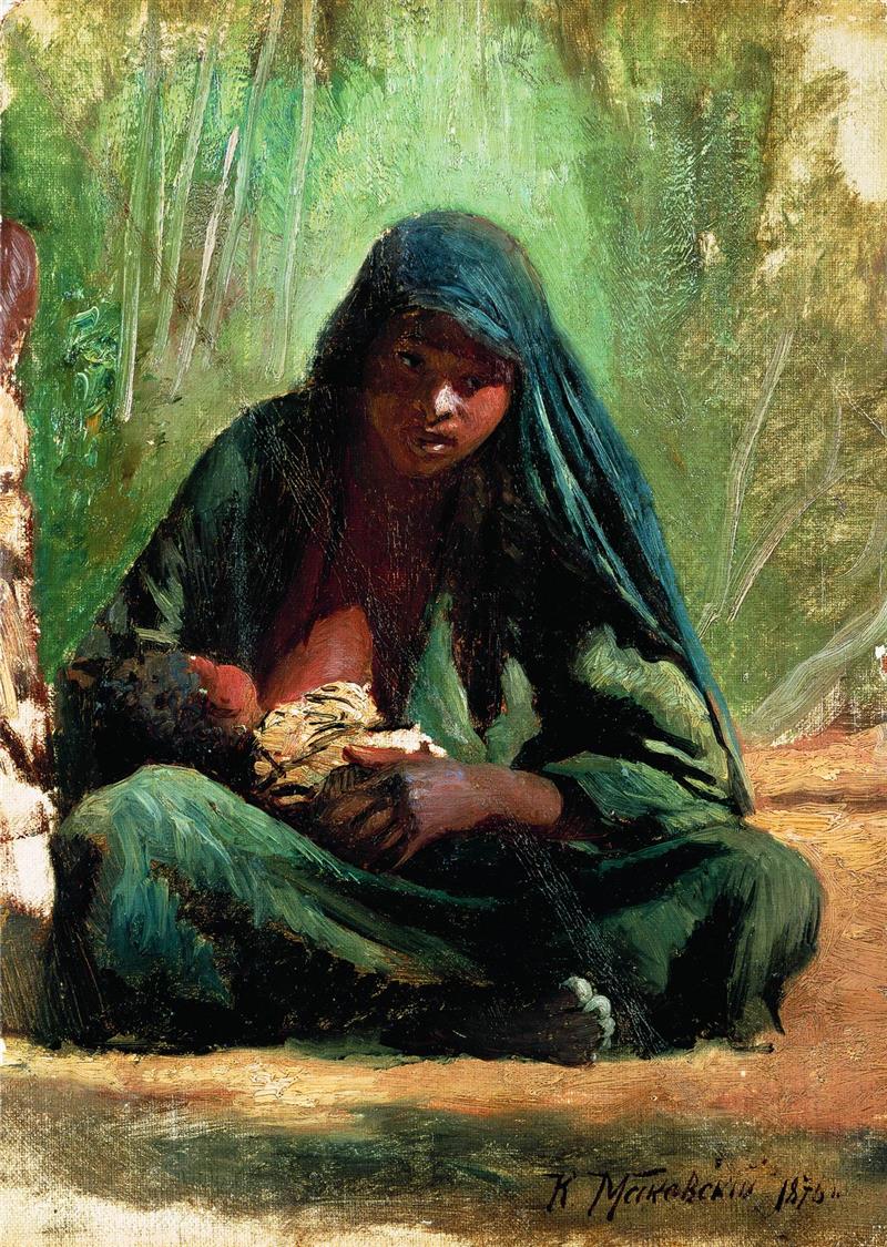Egyptian Woman with a Child