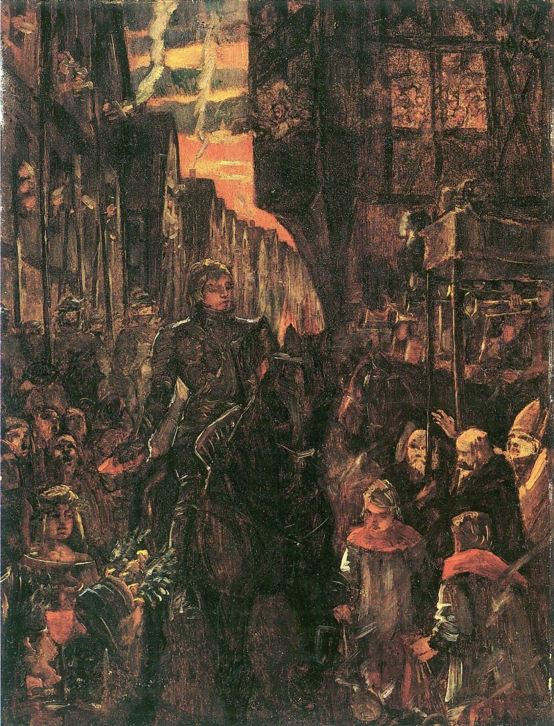 Einzug Friedrich des Siegreichen in Heidelberg