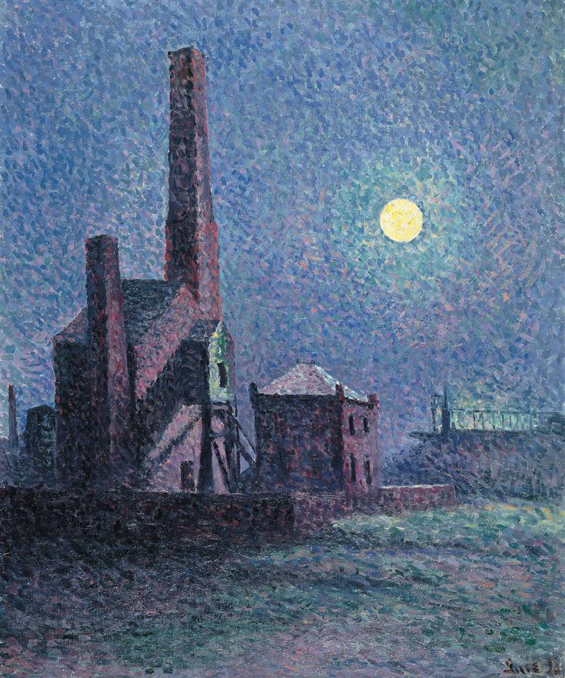 Factory in Moonlight