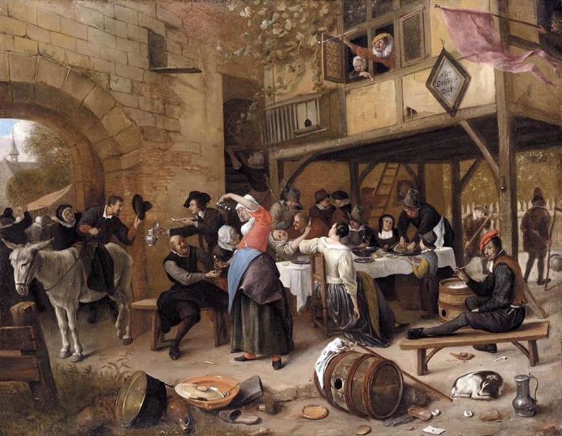 Feast of the Chamber of Rhetoricians near a Town Gate