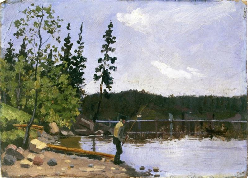 Fisherman by the Water