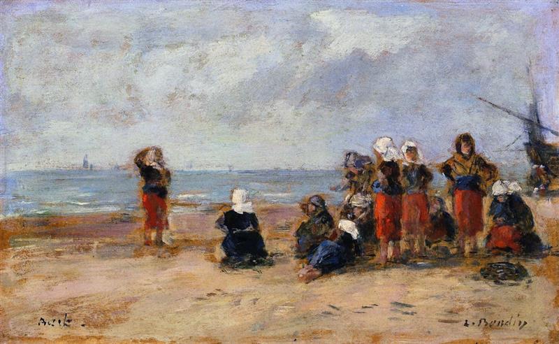 Fisherwomen on the Beach at Berck