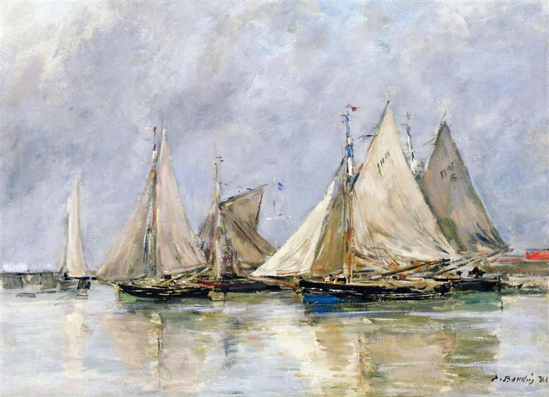 Fishing Boats at Trouville