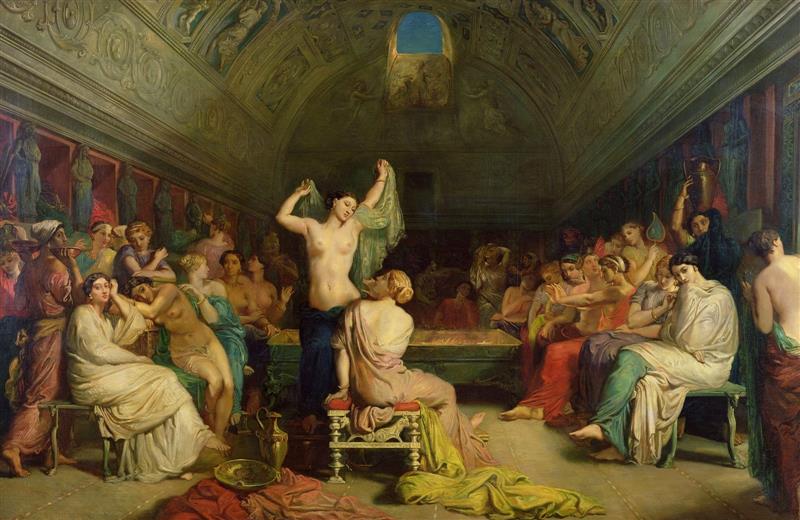 Frauen in den Thermen von Pompeji