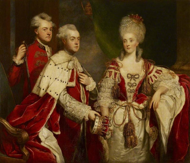 George, Earl Harcourt, His Wife Elizabeth and Brother, William