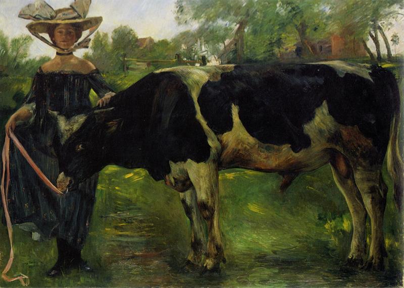Girl with Bull