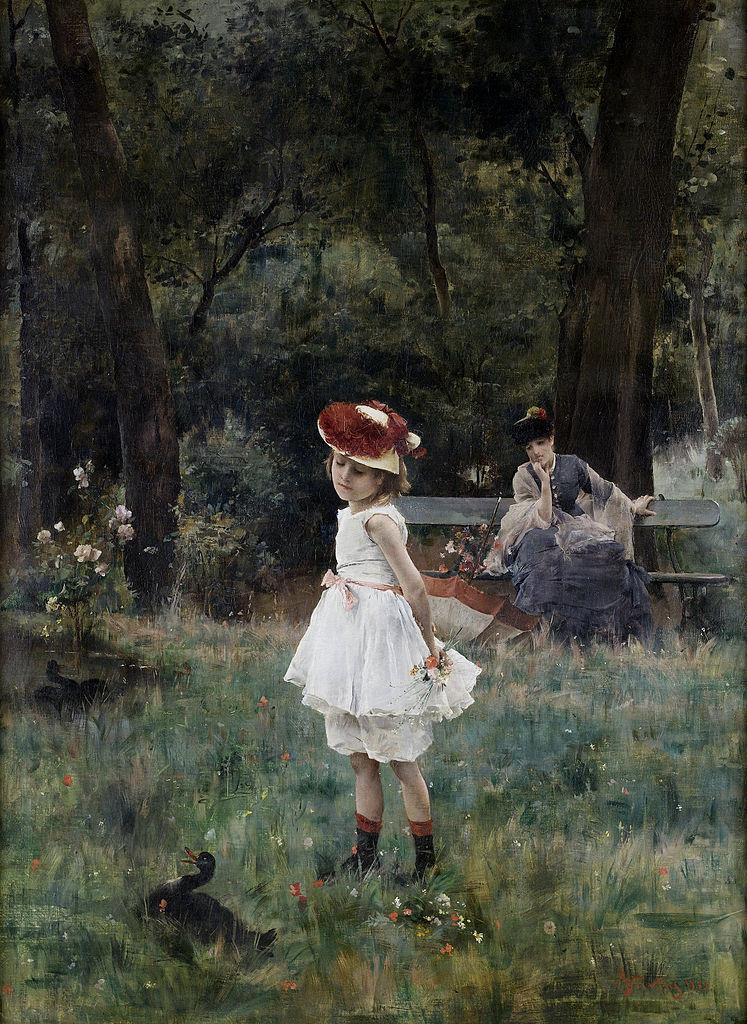 Girl with a Duck