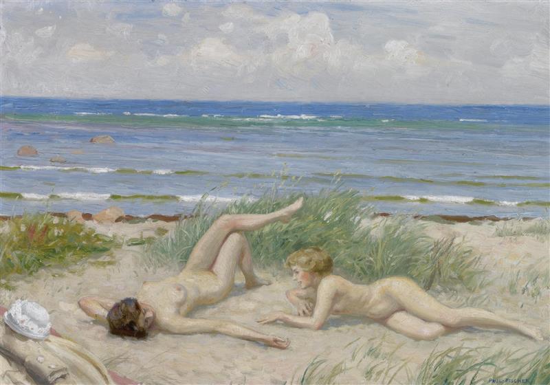Girls on the beach, Båstad