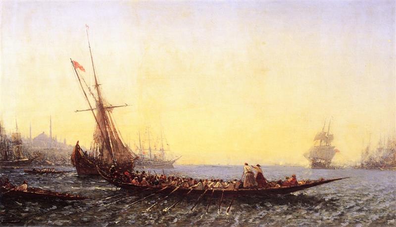 Harbor in Constantinople