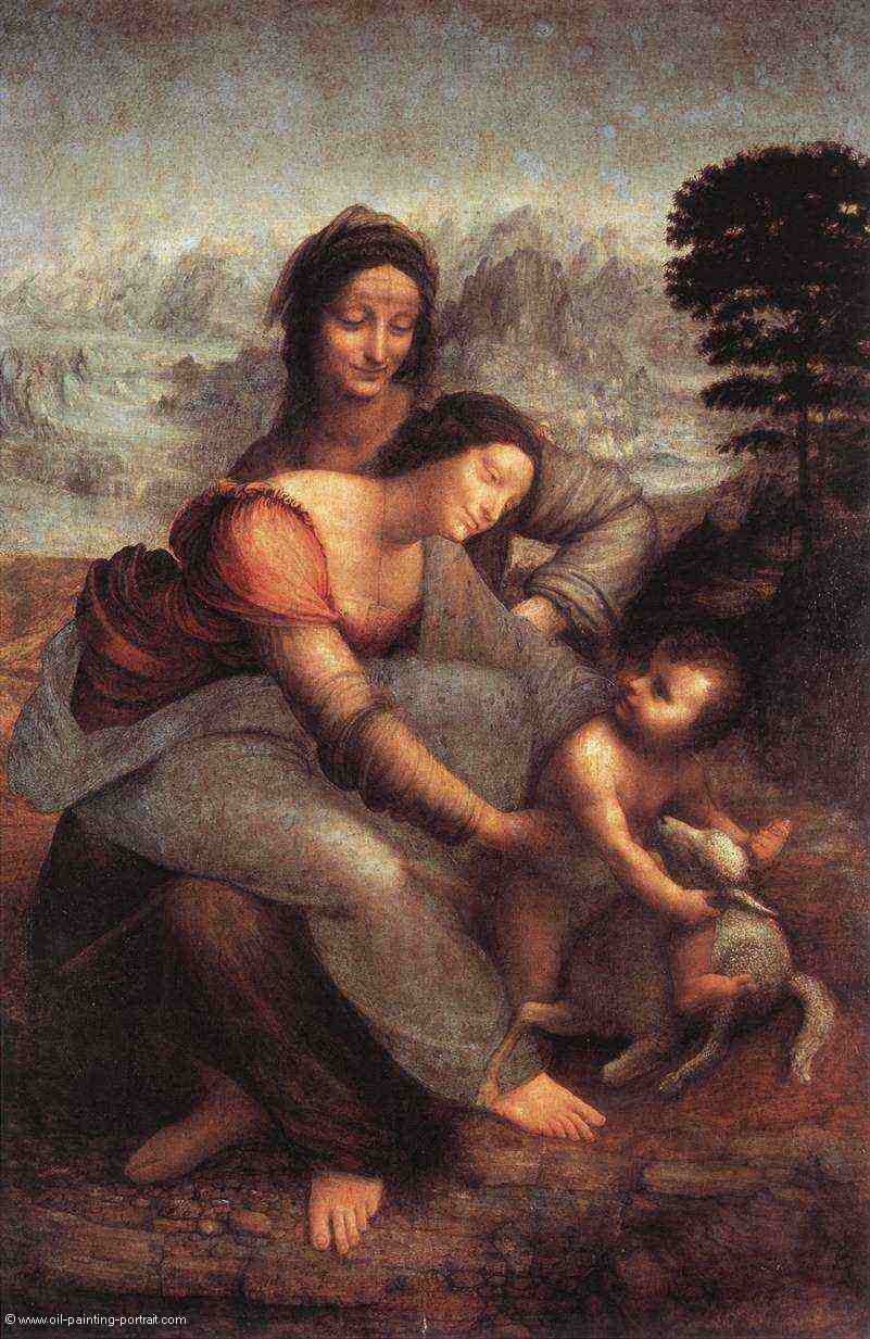 Heilige Anna Maria (Christuskind mit Lamm)