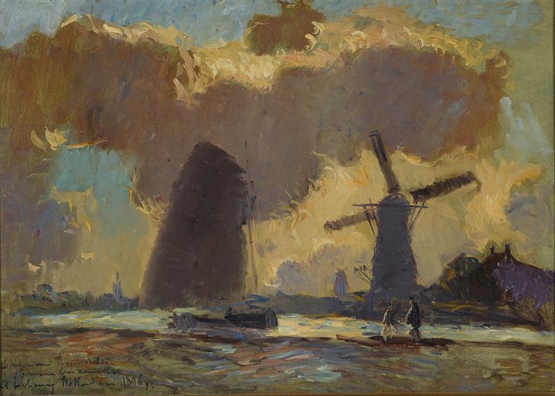 Holland, Canal and Windmills