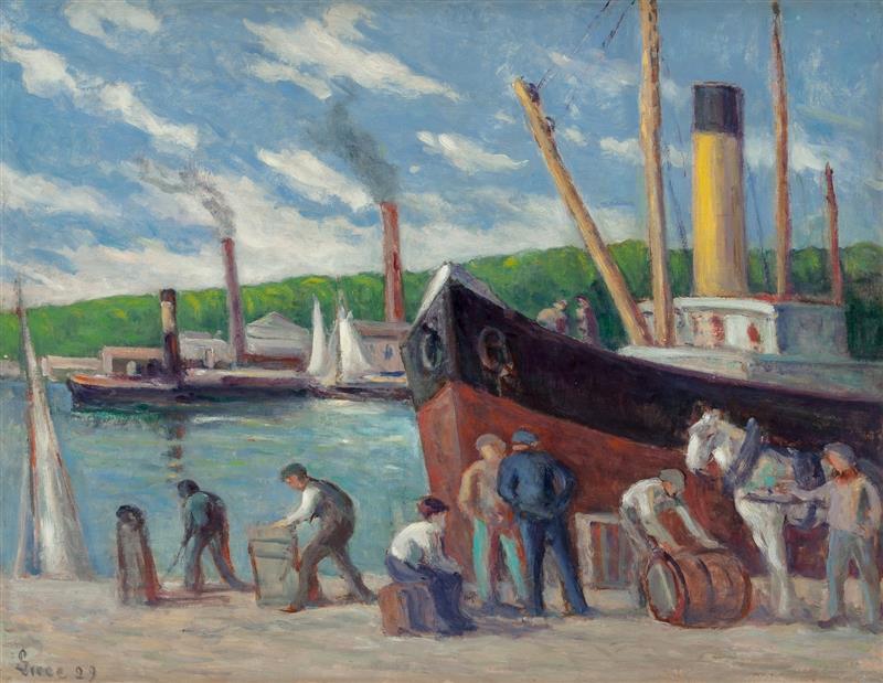 Honfleur, Tugboats at the Dock
