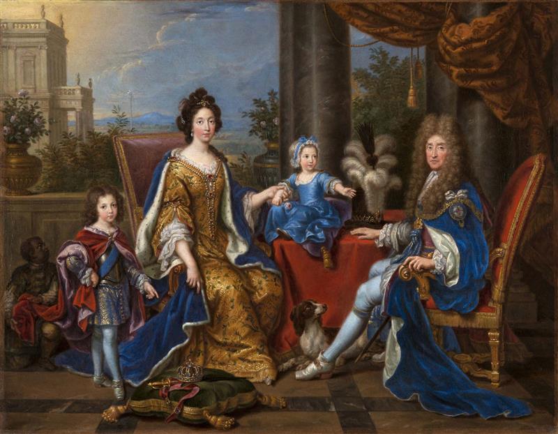 James II and family