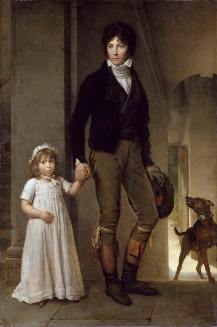 Jean-Baptiste Isabey and his Daughter, Alexandrine