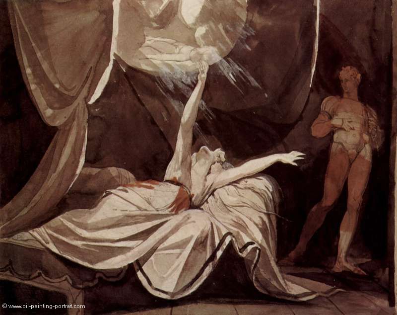 Kriemhild sieht im Traum den toten Siegfried