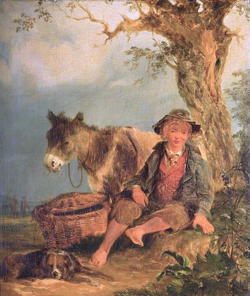 Landscape with a Boy and Donkey