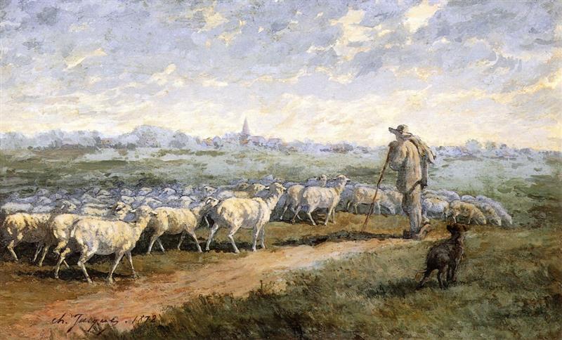 Landscape with a Flock of Sheep