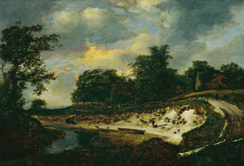 Landscape with a Riverbed