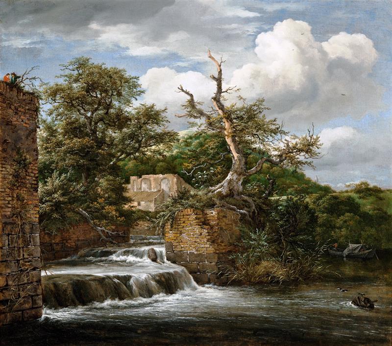 Landscape with a mill-Run and Ruins
