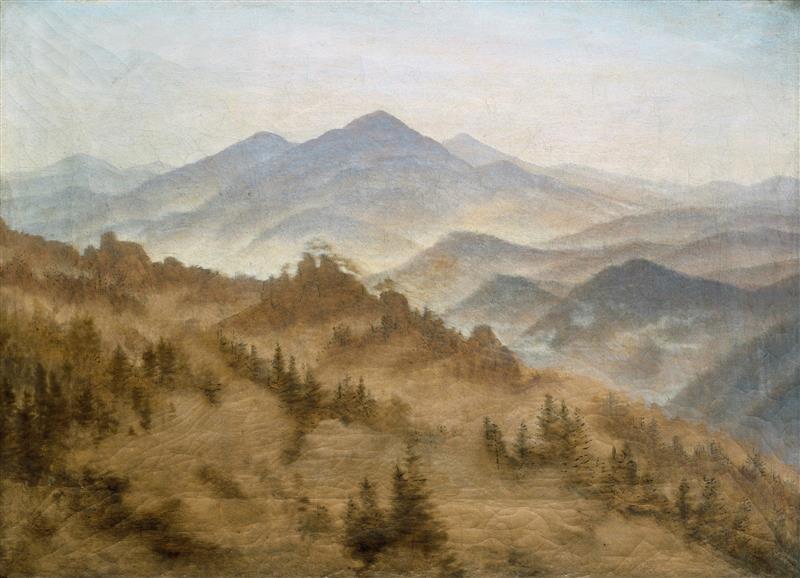 Landscape with the Rosenberg in the Bohemian Mountains