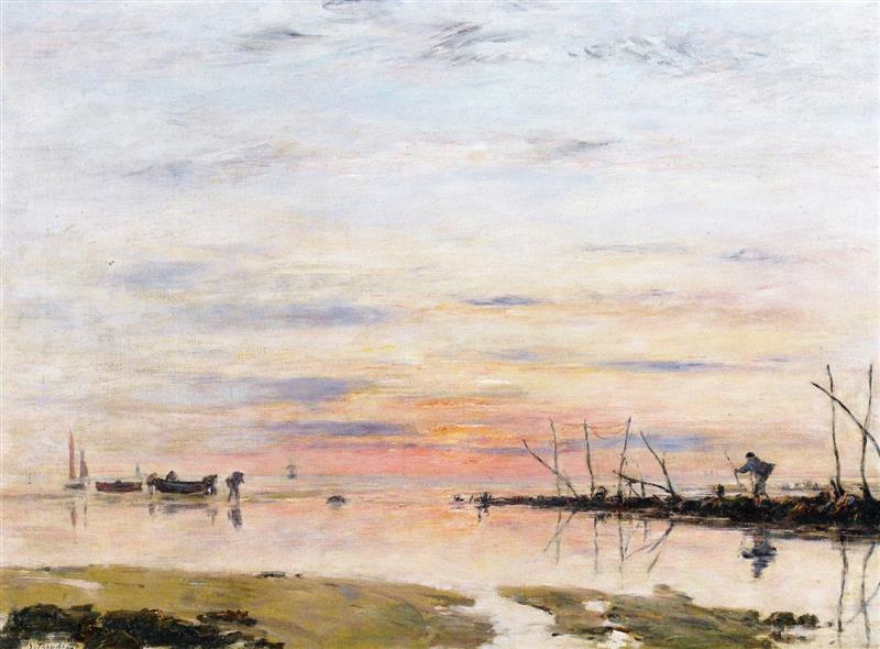 Le Havre, Sunset over the River