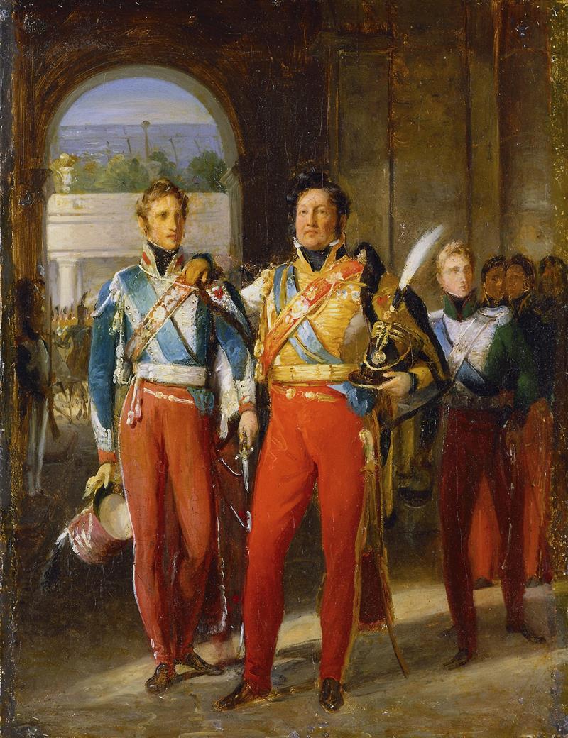 Louis-Philippe and His Sons, the Dukes of Chartres and of Némours