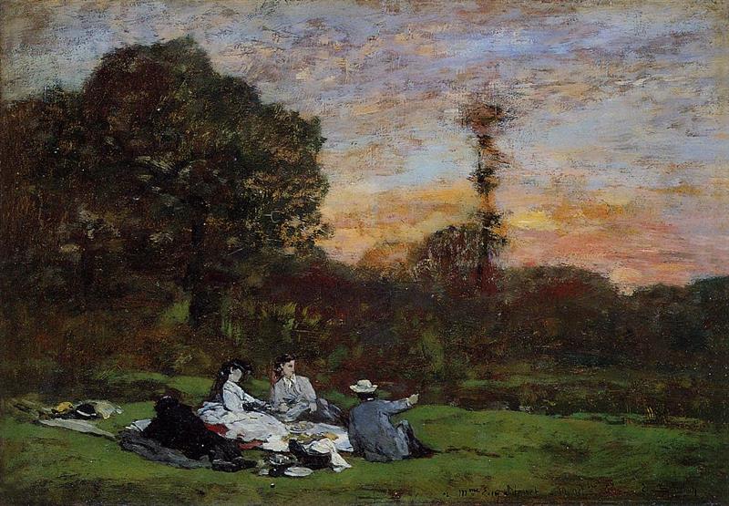 Luncheon on the Grass, the Family of Eugene Manet
